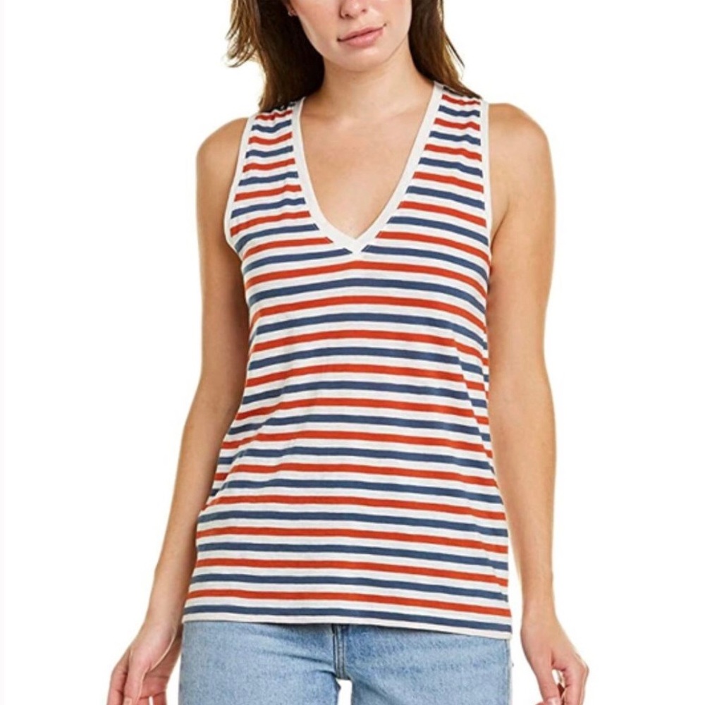NEW! Madewell V-Neck Striped Tank